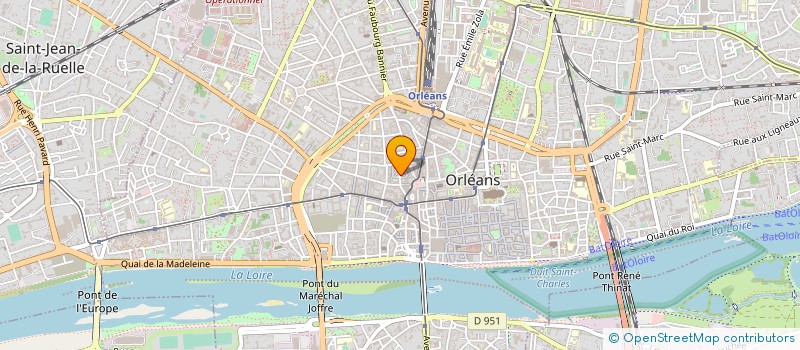 localisation de l'entreprise PFM-SOLUTION à ORLEANS