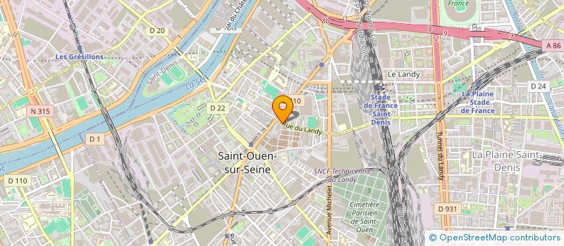 localisation de l'entreprise PFM TAWHID à SAINT-OUEN-SUR-SEINE