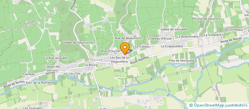 localisation de l'entreprise PFMD  NOIZAY