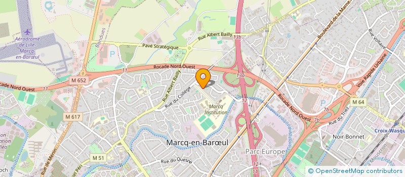 localisation de l'entreprise PFMH IMMO à MARCQ-EN-BARŒUL