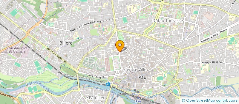localisation de l'entreprise PFMJ.06 à PAU