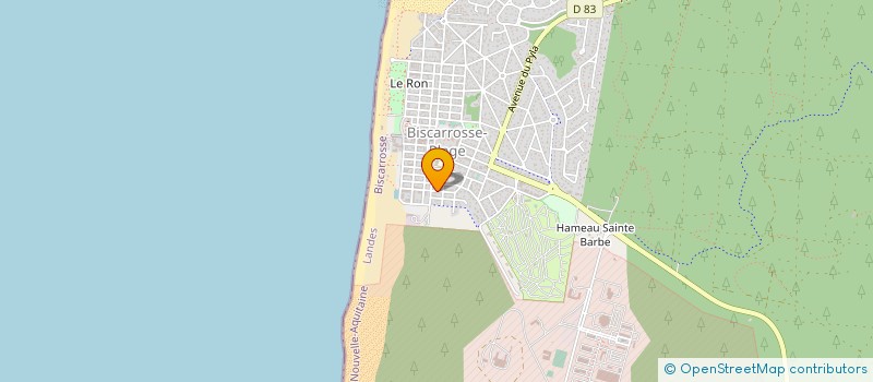 localisation de l'entreprise PFMT  BISCARROSSE