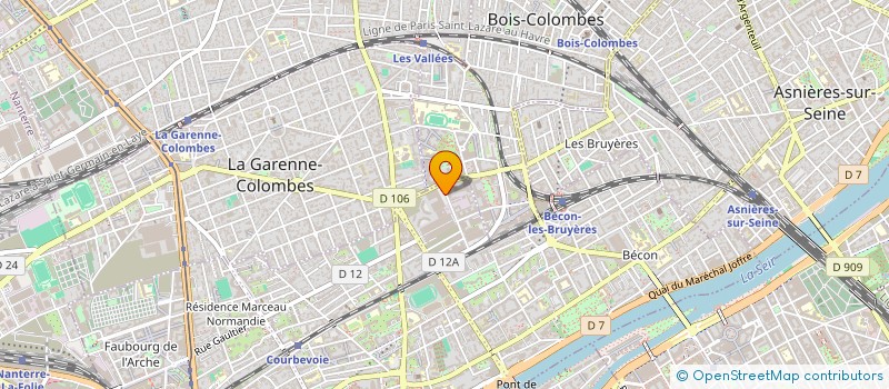 localisation de l'entreprise PFN TELECOM à COURBEVOIE