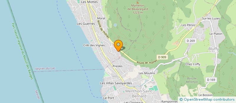 localisation de l'entreprise PFO CONSULTING à VEYRIER-DU-LAC