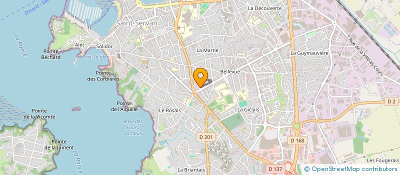 localisation de l'entreprise PFOFFICE  SAINT-MALO