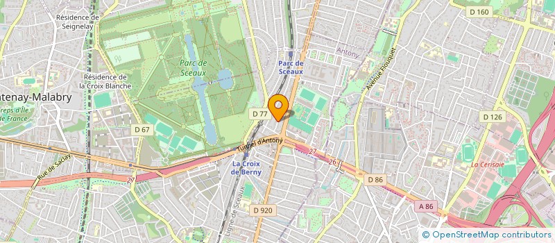 localisation de l'entreprise PFP à ANTONY