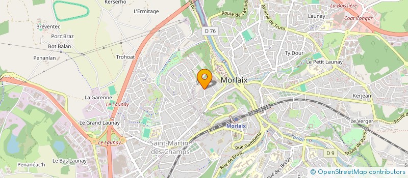 localisation de l'entreprise PFP2  POLE FORMATION PROGRES ET PERFORMANCES  MORLAIX