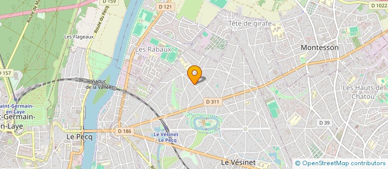 localisation de l'entreprise PFPHN SCI  LE VESINET