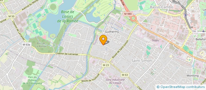 localisation de l'entreprise PFPI  TOULOUSE