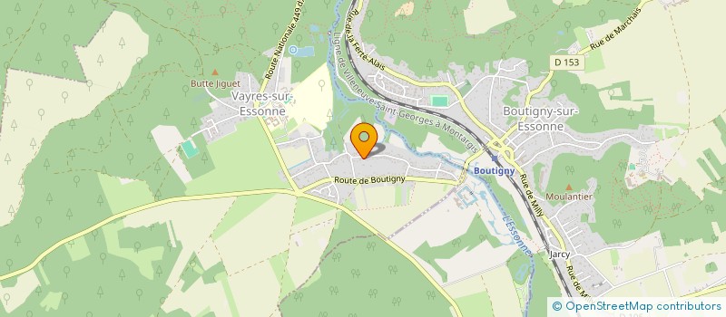 localisation de l'entreprise PFPRO  VAYRES-SUR-ESSONNE