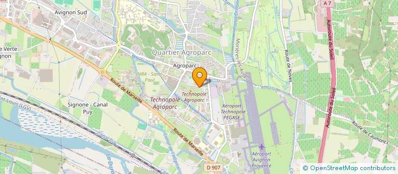 localisation de l'entreprise PFR 2  AVIGNON