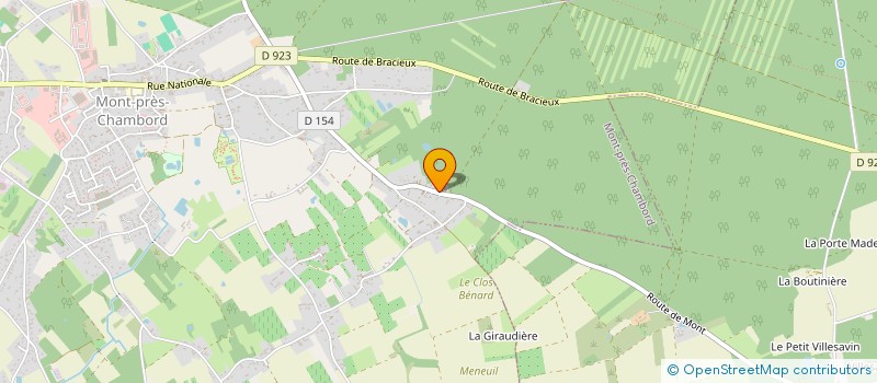 localisation de l'entreprise PFR  MONT-PRES-CHAMBORD