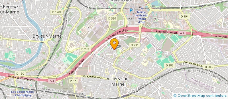 localisation de l'entreprise PFR AUTO  VILLIERS-SUR-MARNE