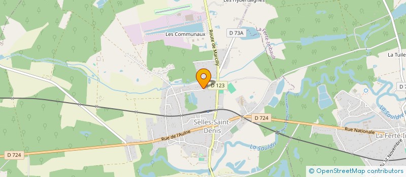 localisation de l'entreprise PFS 41  SELLES-SAINT-DENIS