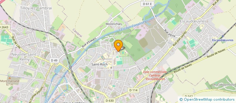 localisation de l'entreprise PFS  CAMBRAI