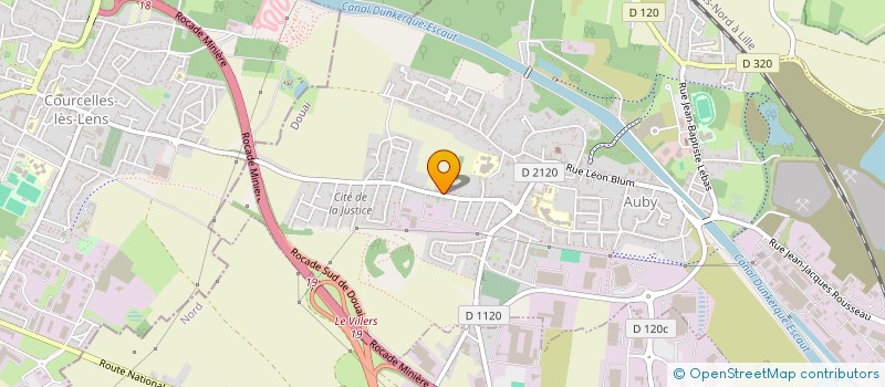 localisation de l'entreprise PFS  AUBY