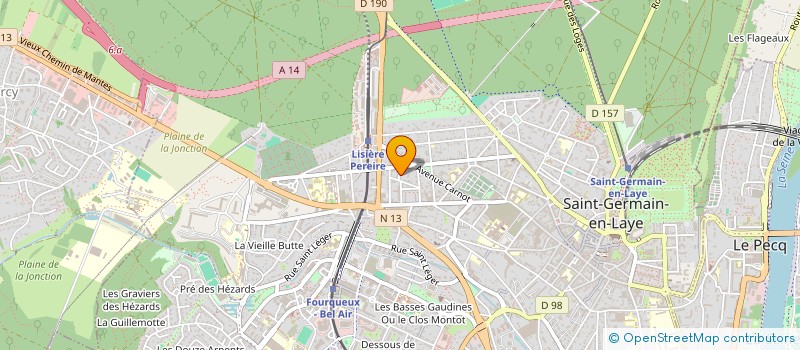 localisation de l'entreprise PFT  SAINT-GERMAIN-EN-LAYE