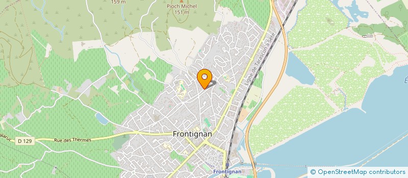 localisation de l'entreprise PFV CONDUITE à FRONTIGNAN
