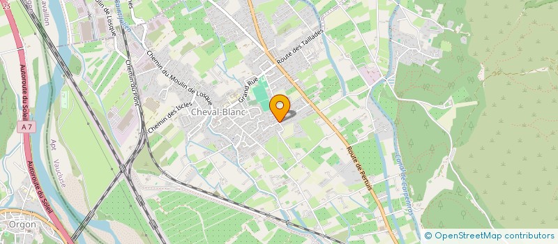 localisation de l'entreprise PFV IMMO  L'ISLE-SUR-LA-SORGUE