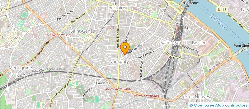 localisation de l'entreprise PFX CONSEIL  BORDEAUX