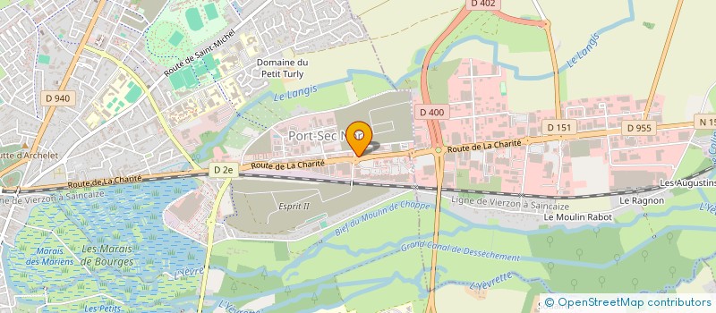 localisation de l'entreprise PG  BOURGES