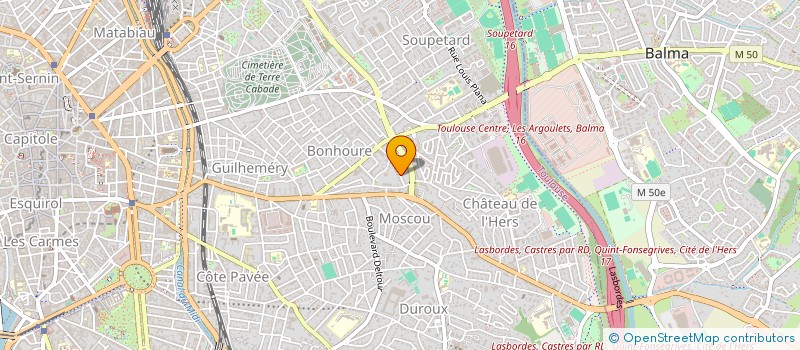 localisation de l'entreprise PG ACTIVITES  TOULOUSE