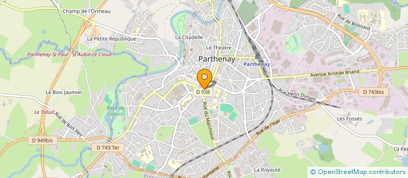 localisation de l'entreprise PG AGENCEMENT à PARTHENAY