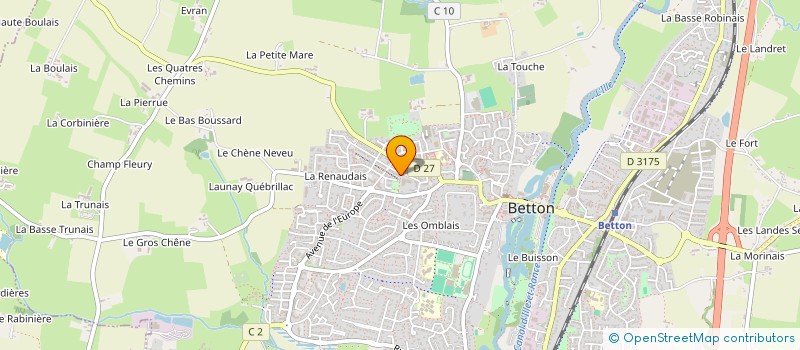 localisation de l'entreprise PG ASSOCIES  BETTON