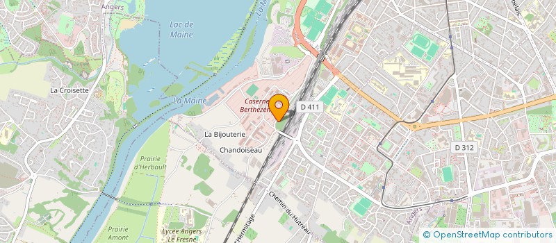 localisation de l'entreprise PG CENTRALE  ANGERS