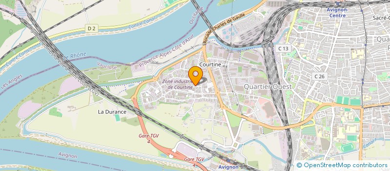 localisation de l'entreprise PG CONCEPT à AVIGNON