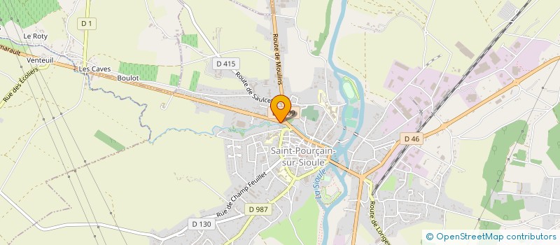 localisation de l'entreprise PG CONCEPT à SAINT-POURCAIN-SUR-SIOULE