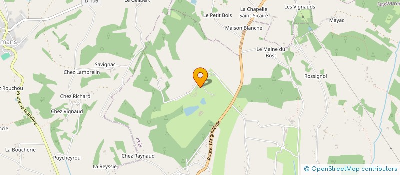 localisation de l'entreprise PG CONSEIL  SIORAC-DE-RIBERAC