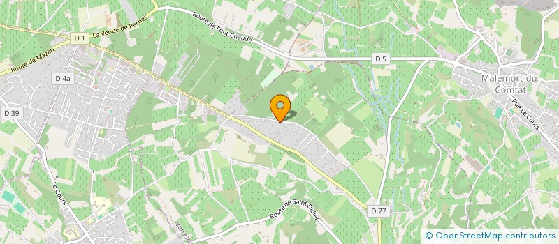 localisation de l'entreprise PG CONSTRUCTION  VENASQUE