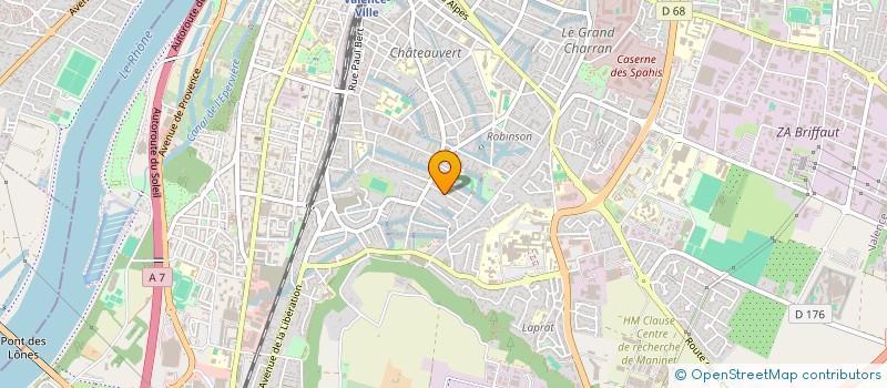 localisation de l'entreprise PG CONSULTANTS à VALENCE