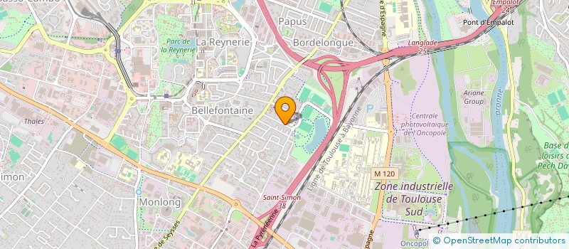 localisation de l'entreprise PG CONSULTANTS à TOULOUSE