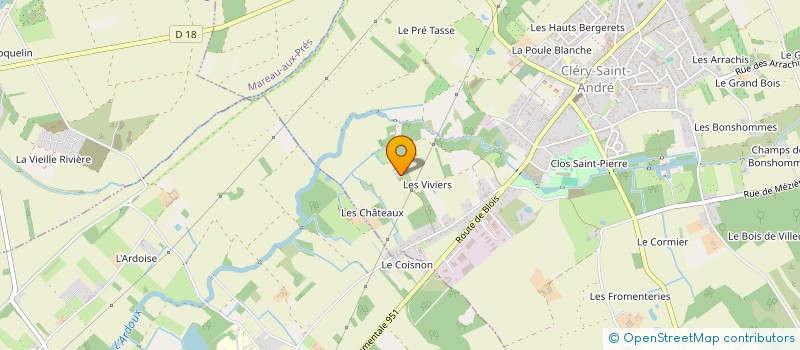 localisation de l'entreprise PG CONSULTING à CLERY-SAINT-ANDRE