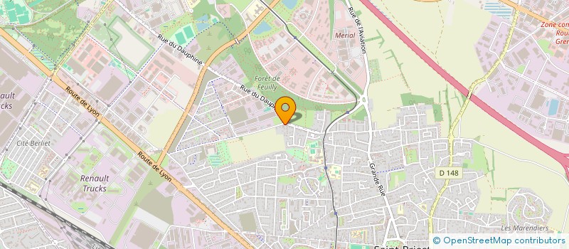 localisation de l'entreprise PG CONSULTING  SAINT-PRIEST