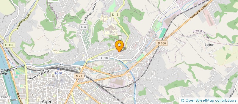 localisation de l'entreprise PG CONSULTING  AGEN