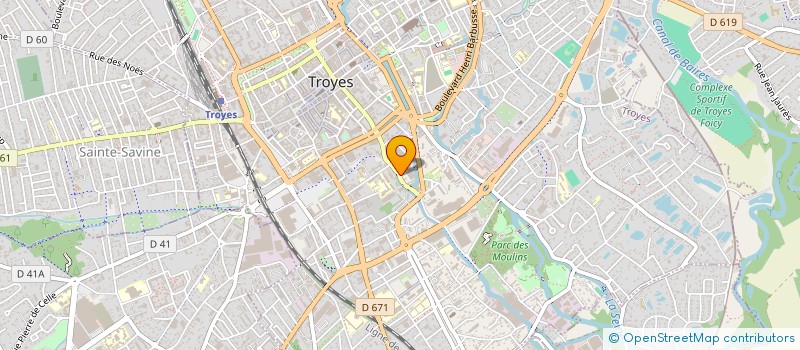 localisation de l'entreprise PG DEVELOPPEMENT à TROYES