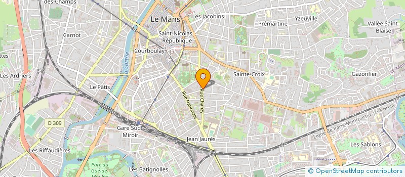 localisation de l'entreprise PG DIFFUSION à LE MANS