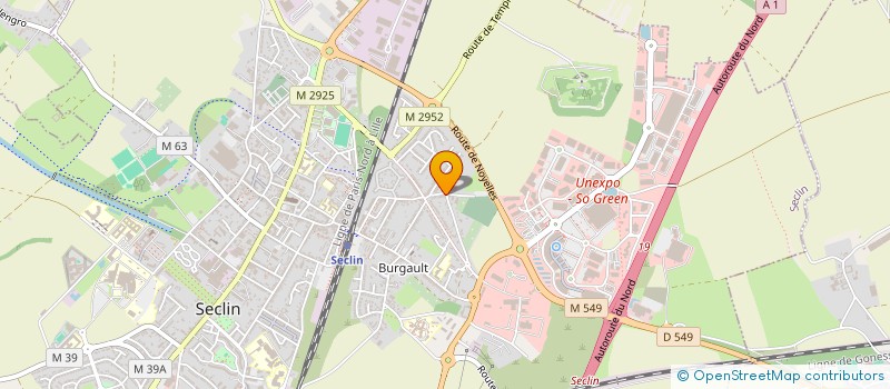 localisation de l'entreprise PG DIS  SECLIN