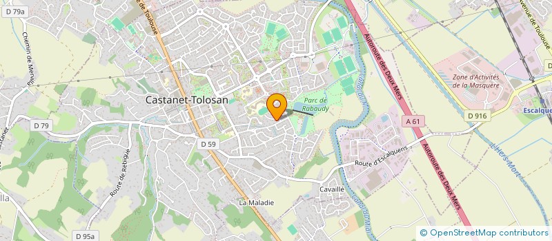 localisation de l'entreprise PG DISTRIBUTION à CASTANET-TOLOSAN