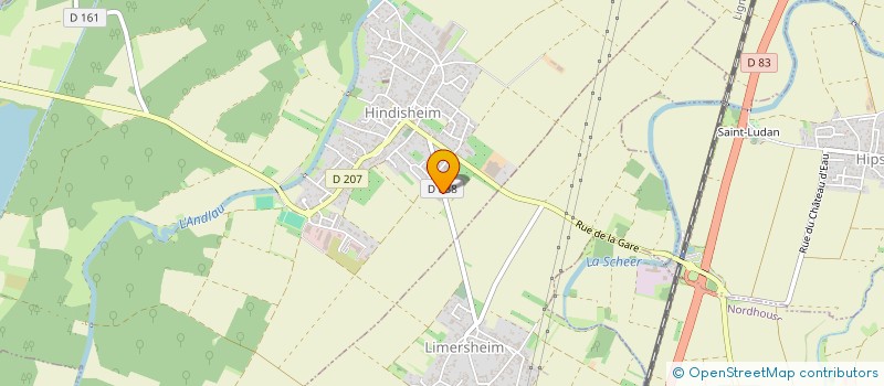 localisation de l'entreprise PG ENVIRONNEMENT  HINDISHEIM