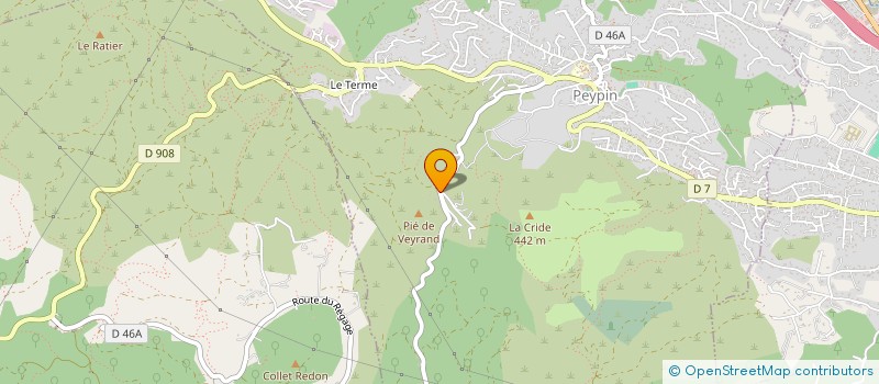 localisation de l'entreprise PG ET ASSOCIES à PEYPIN