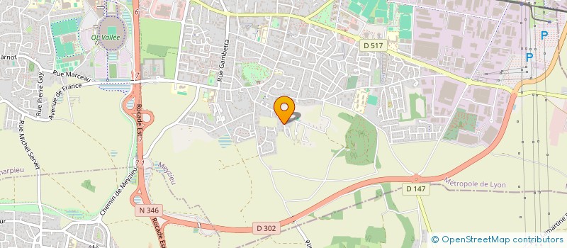 localisation de l'entreprise PG GAIA  MEYZIEU