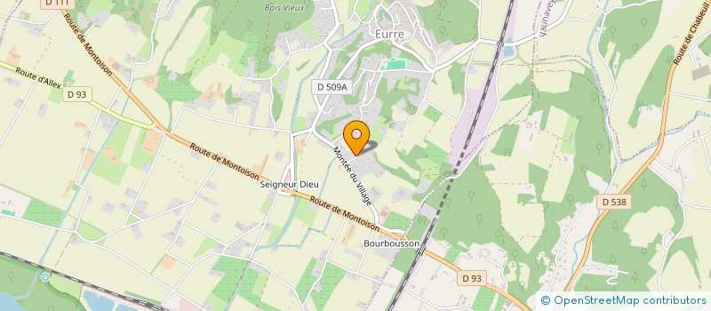 localisation de l'entreprise PG GROUP  EURRE