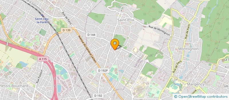 localisation de l'entreprise PG HOLDING à SAINT-PRIX