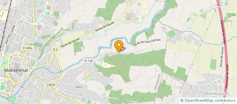 localisation de l'entreprise PG HOLDING  MONTELIMAR