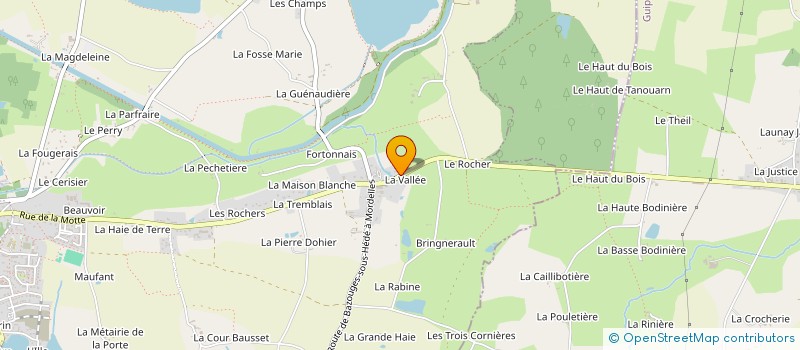 localisation de l'entreprise PG HOME  LANGOUET