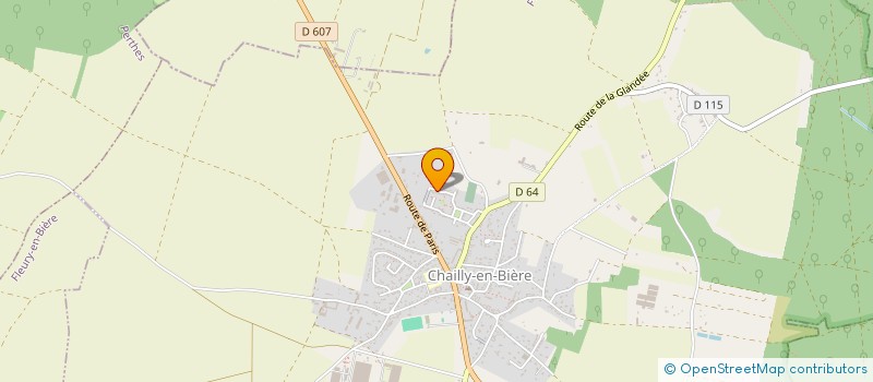 localisation de l'entreprise PG IMMO-INVEST  CHAILLY-EN-BIERE